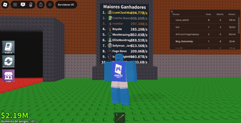 Imagem mostrando um jogador defendendo sua base com armadilhas e um cadeado em Roube um Brainhot.
