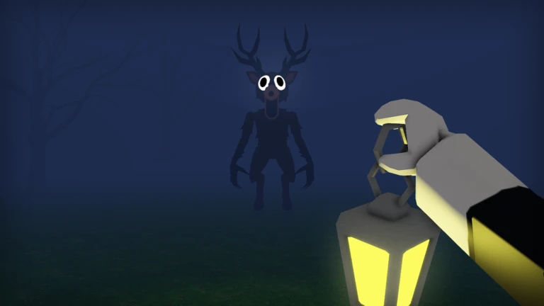 Imagem mostrando um avatar do Roblox com as classes Cyborg, Ferreiro e Assassino, representando as melhores classes do jogo 99 Noites na Floresta.
