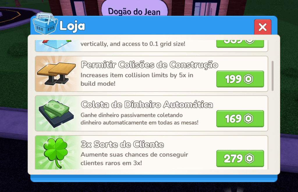 Imagem mostrando o logo do Restaurant Tycoon 3 em destaque, com um fundo de um restaurante moderno e movimentado no jogo.
