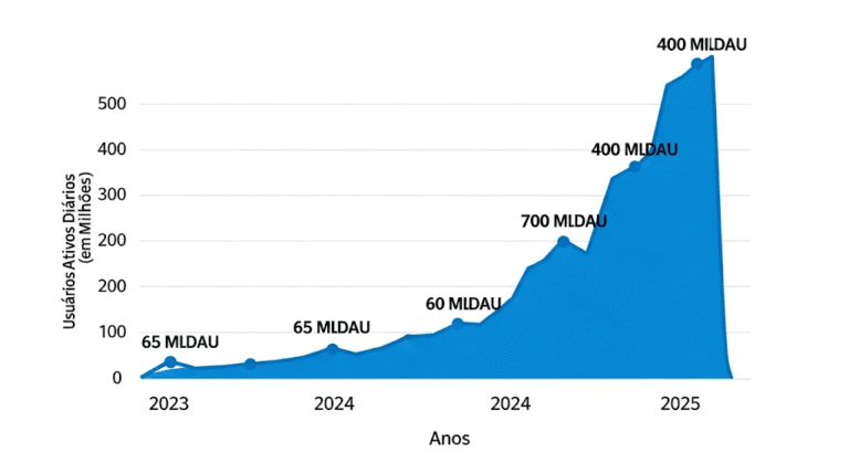 Gráfico mostrando o crescimento de usuários do Roblox em 2025, Imagem de um jogo viral de "Admin Abuse" no Roblox, Cenário de um jogo popular de anime na plataforma.