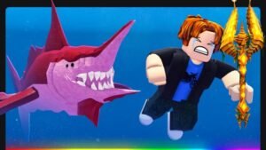 Catch the roblox fish THE 1 MYTHICAL SHARK
