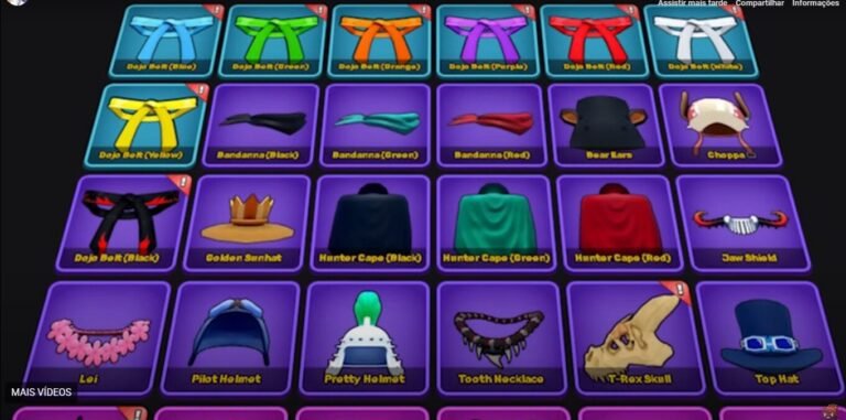 Blox Fruits Acessórios