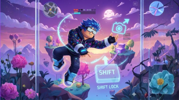 Como Ligar o Shift Lock no Roblox