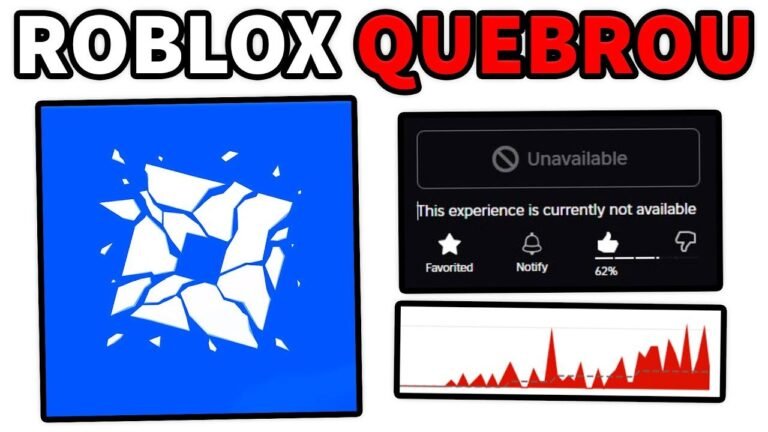 ROBLOX ESTÁ TODO QUEBRADO