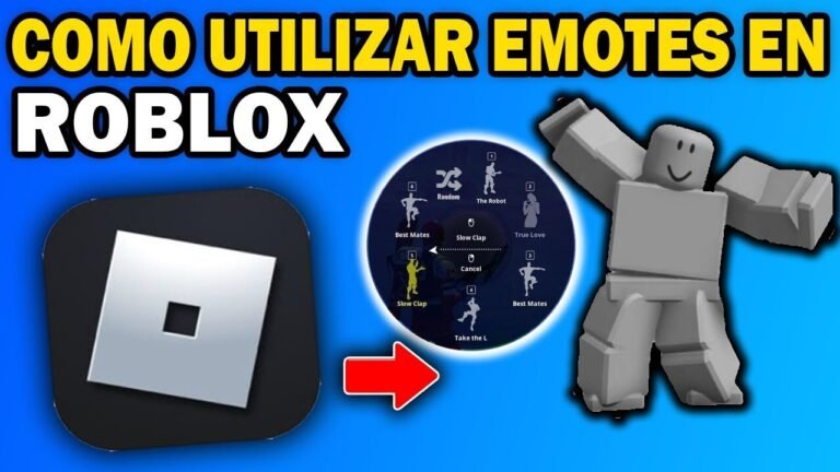 Como Usar Emotes no Roblox