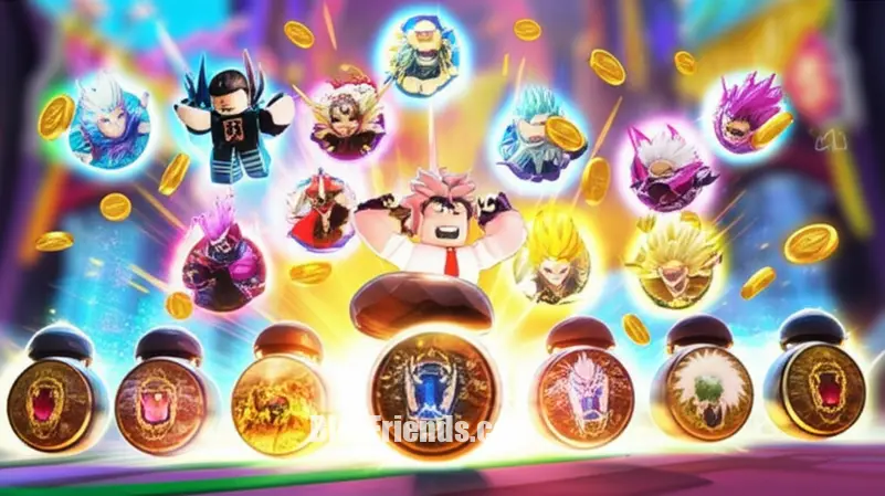 Jogador de Roblox em Anime Vanguards abrindo cápsulas de invocação, com novas unidades e recursos.